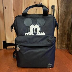 Disney Black Backpack with Mickey Design